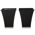 Pack of 2 - Metallica 23cm Square Plant Pot Wham Storage