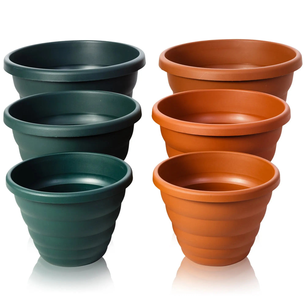 Pack of 2 - Beehive 48cm Round Plant Pot Wham Storage