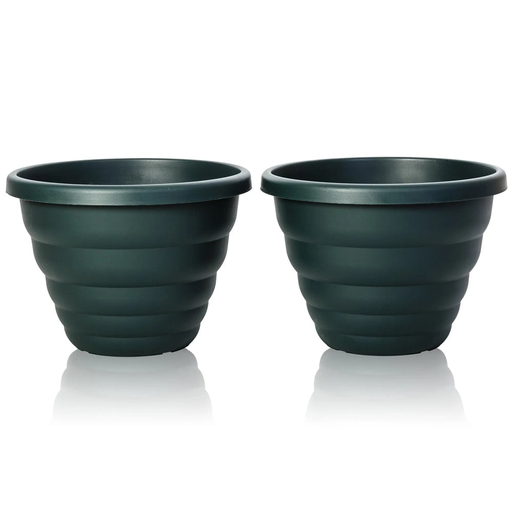 Pack of 2 - Beehive 48cm Round Plant Pot Wham Storage