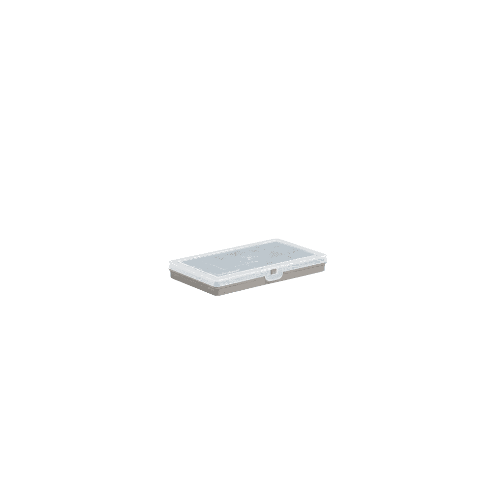 17cm (15.01) Rectangle Plastic Organiser Box with 13 Divisions Wham Storage