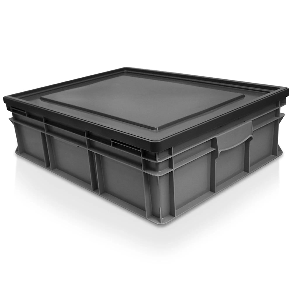 Pack of 18 - 90 Litre Shallow Rako Euro Stacking Containers 800x600 George Utz