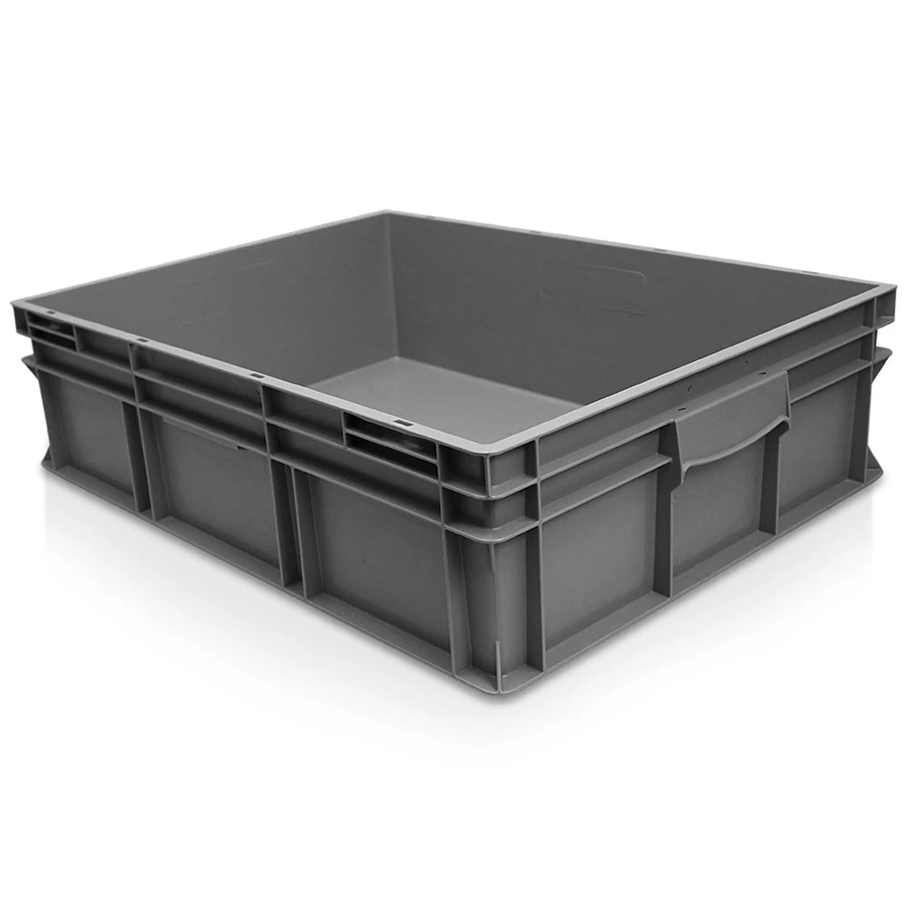 Pack of 18 - 90 Litre Shallow Rako Euro Stacking Containers 800x600 George Utz