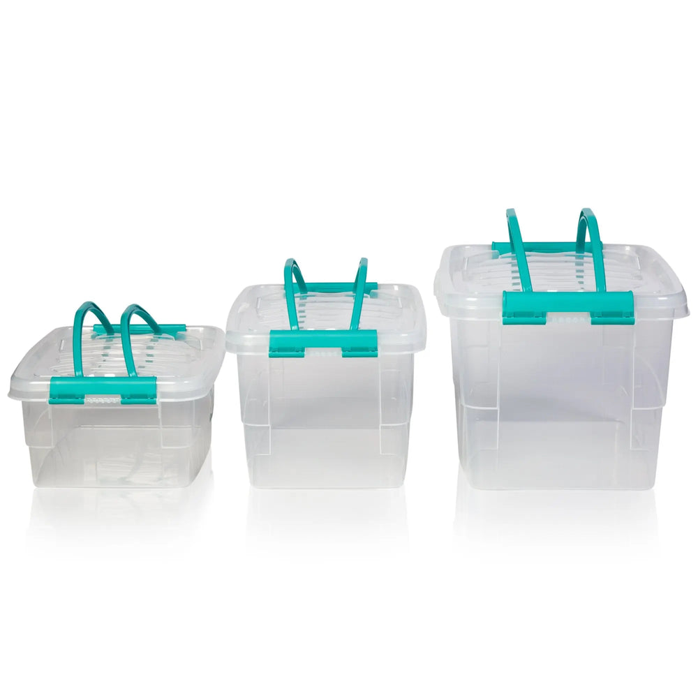 5 Litre Handy Plastic Storage Box with Handle and Lid Hobby Life