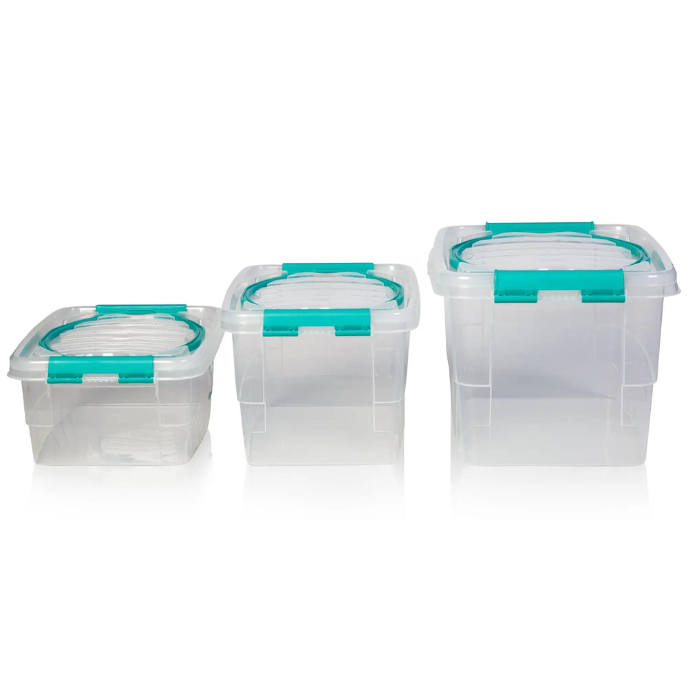 7 Litre Handy Plastic Storage Box with Handle and Lid Hobby Life