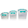 7 Litre Handy Plastic Storage Box with Handle and Lid Hobby Life