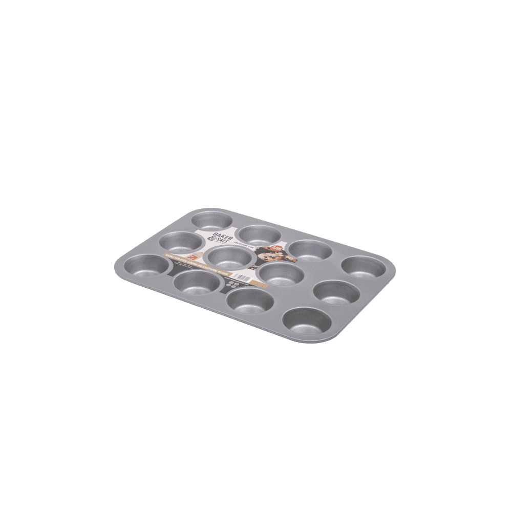 Baker & Salt Non-Stick 12 Cup Muffin Tin