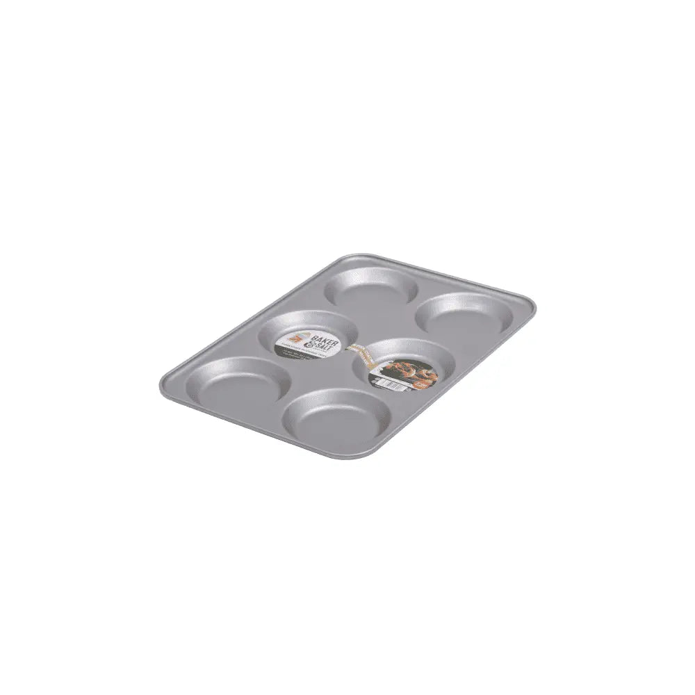 Baker & Salt Non-Stick 6 Hole Yorkshire Pudding Tin Baker & Salt