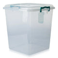 Pack of 3 - 40 Litre Square Plastic Pantry Box Hobby Life