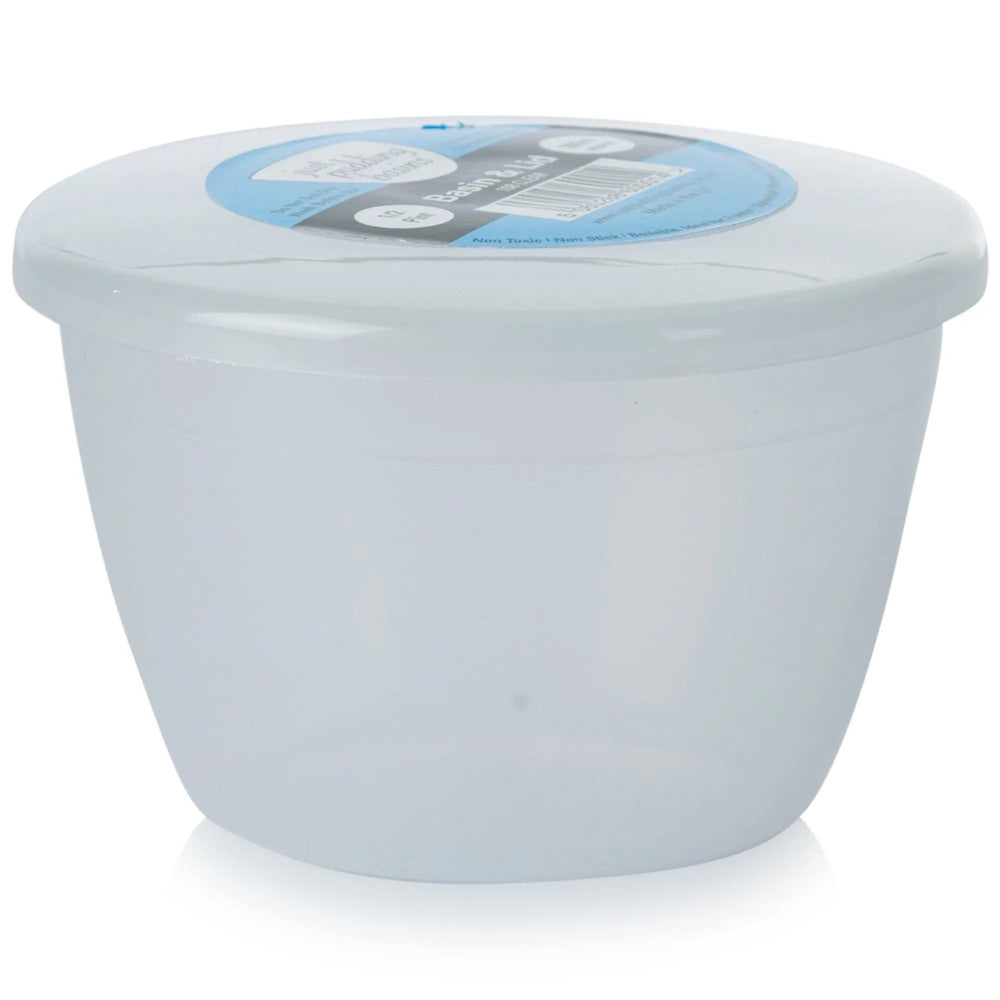 0.5 Pint (280ml) Steamed Pudding Bowl with Lid No Brand