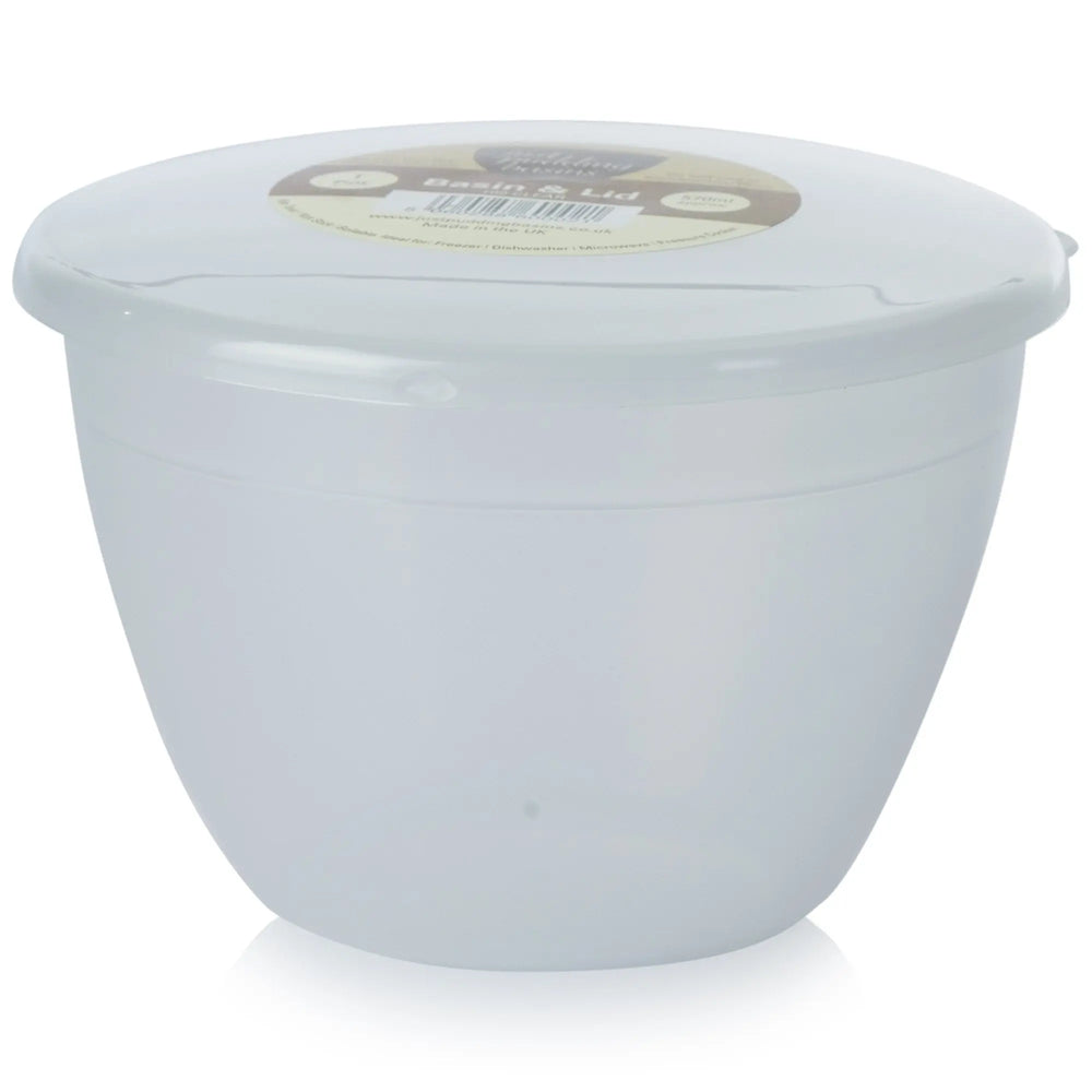 1 Pint (570ml) Steamed Pudding Bowl with Lid No Brand