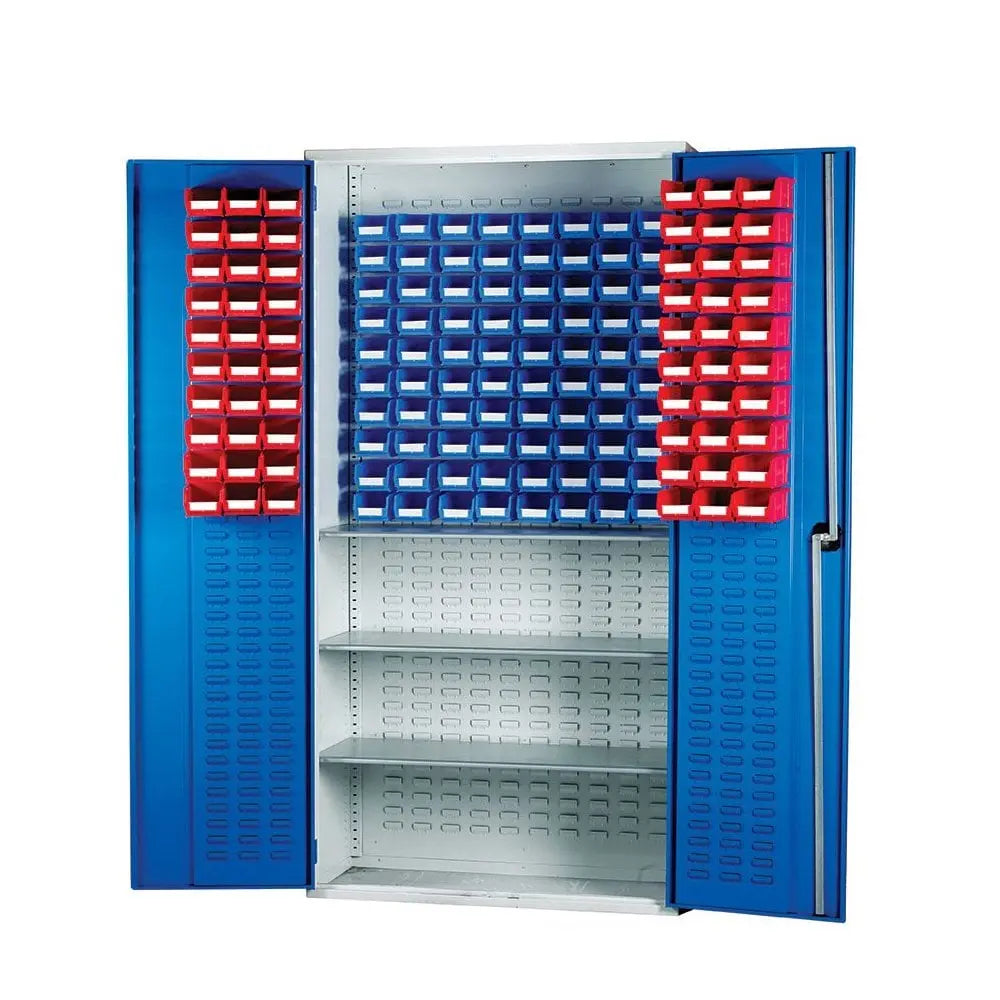 Topstore Louvred Panel Container Cabinet 3 Shelves 60 x TC1 80 x TC2