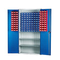 Topstore Louvred Panel Container Cabinet with 3 Shelves - 60 x TC1 and 80 x TC2 BS