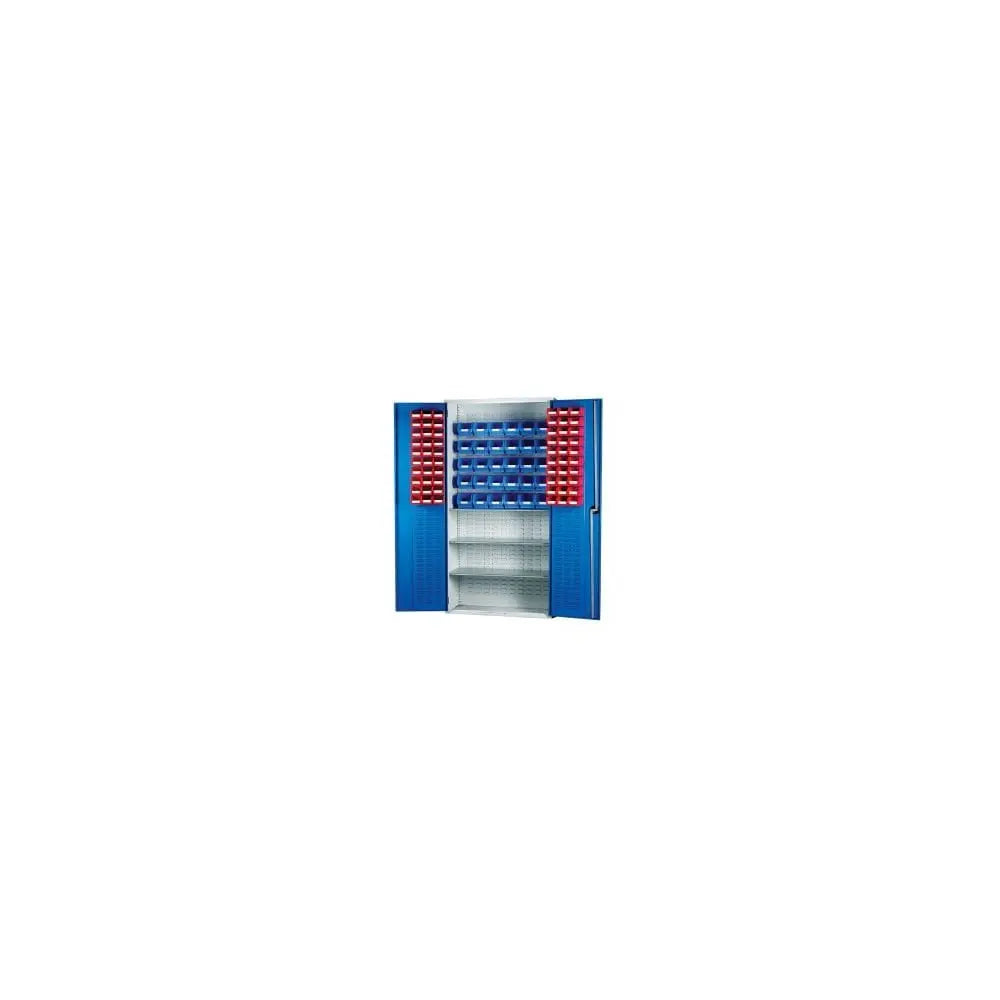 Topstore Louvred Panel Container Cabinet with 3 Shelves - 60 x TC1 and 30 x TC3 BS