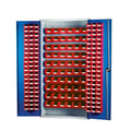 Topstore Louvred Panel Container Cabinet - with 120 x TC2 and 60 x TC3 BS