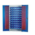 Topstore Louvred Panel Container Cabinet - with 120 x TC1 and 60 x TC3 Boxes BS