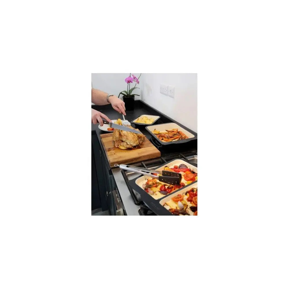 Baker & Salt Large Enamel Dual Tray Baker & Salt