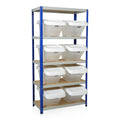 Clicka 175 Shelving with 30L Recycling Bins Racking