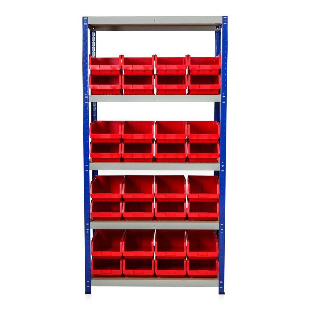 Clicka 265 Shelving XL4 Open Fronted Container Combo