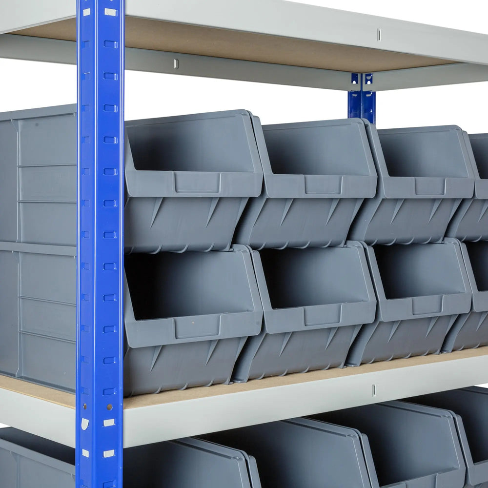 Clicka 175 Shelving with XL5 Open Fronted Container Combo Racking