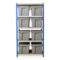 Clicka 175 with 45L Wham Bam Boxes and Lids Racking