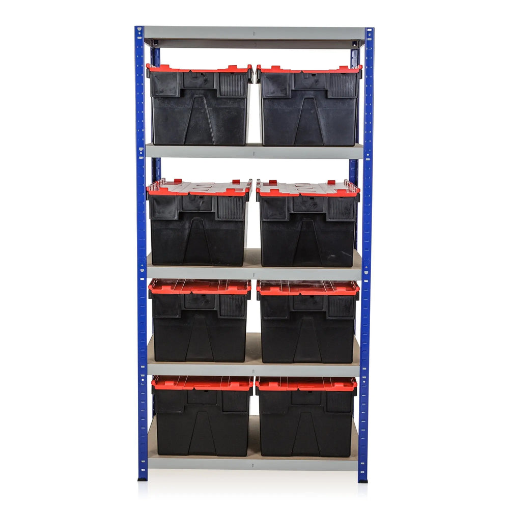 Clicka 265 Shelving with 56L Heavy Duty ALC Boxes Racking