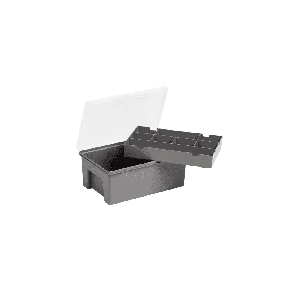 29cm (3.04.01) Upcycled Deep Removable 8 Compartment Organiser Box Wham Storage