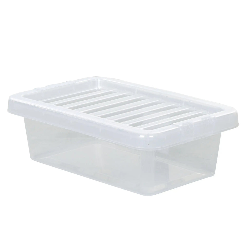 SINGLE 4 Litre Crystal Plastic Box Lid