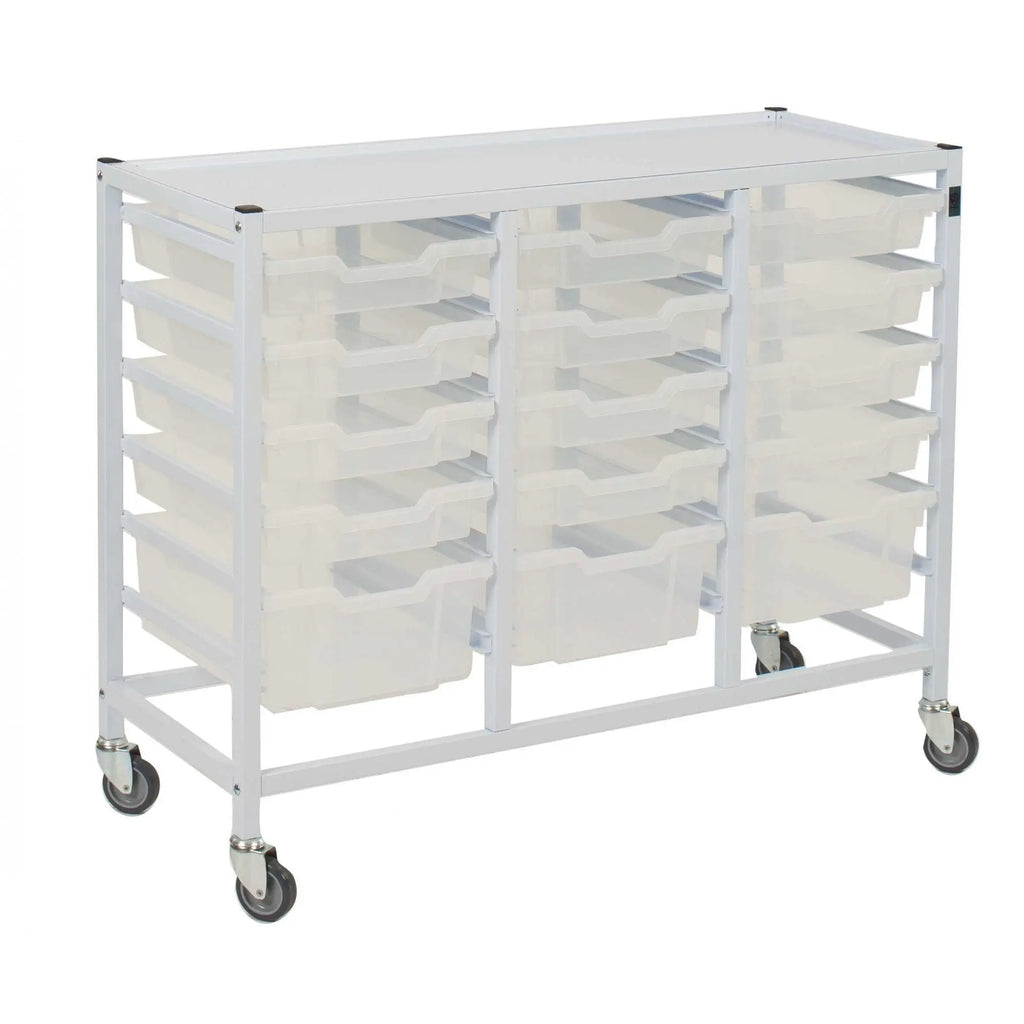 Triple Column Compact Medical Trolley Set