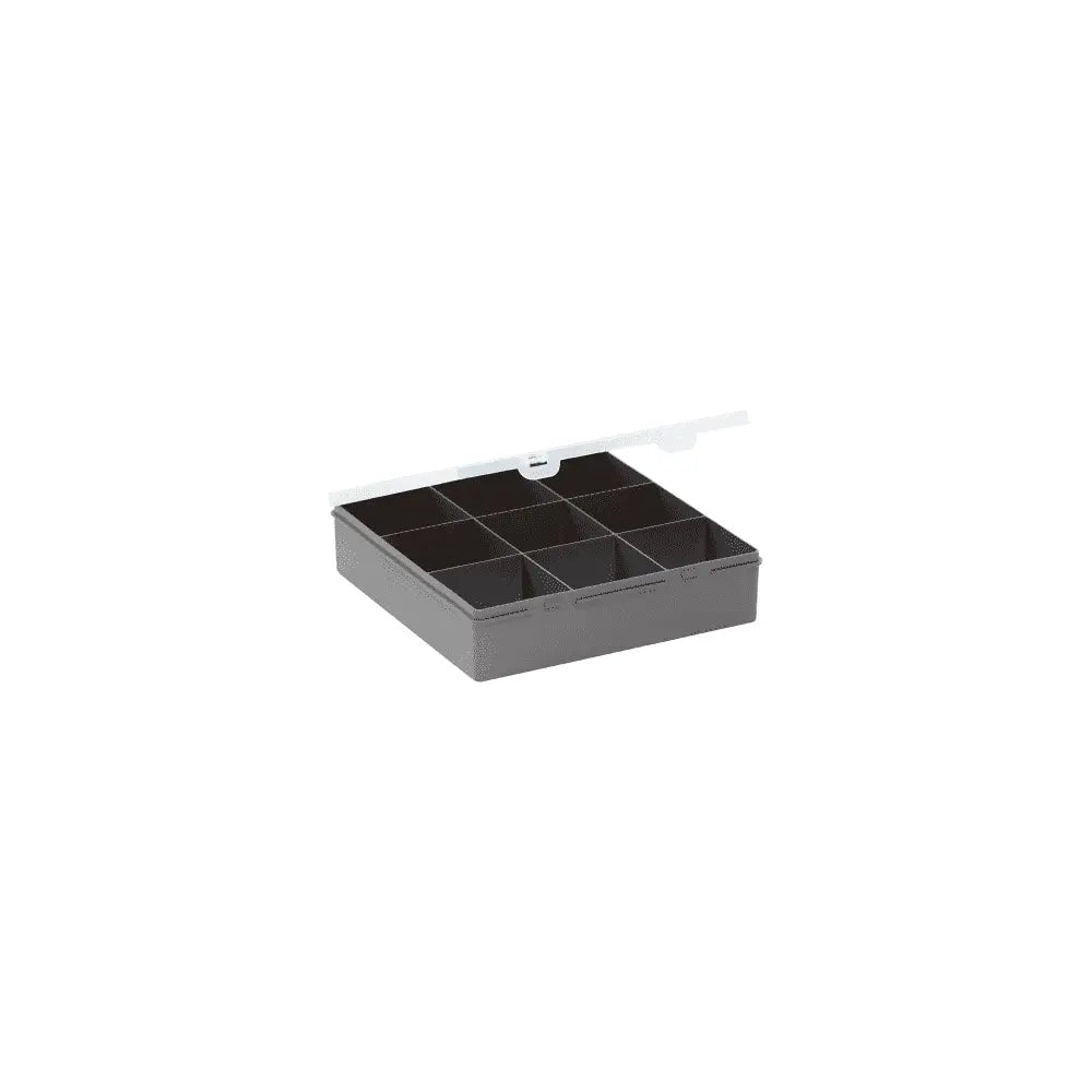 23.5cm (9.03) Organiser Box with 9 Square Compartments Wham Storage