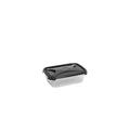 1.6 Litre Rectangular Plastic Food Box with Lid Wham Storage