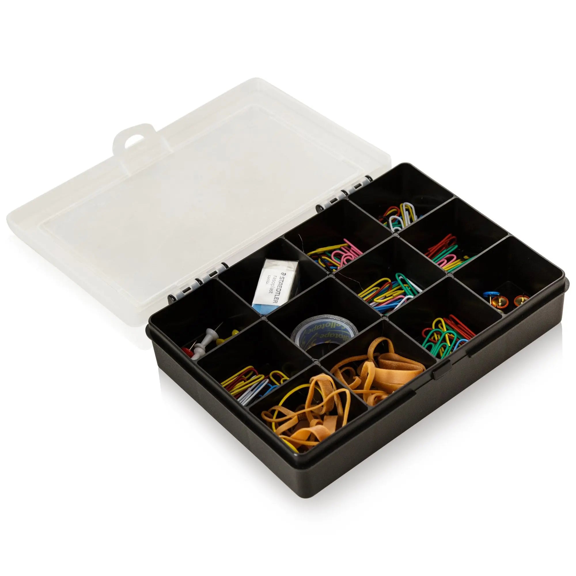 Buy Small Organiser Box with 12 Separate Compartments for Crafts ...