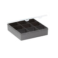 23.5cm (9.03) Organiser Box with 9 Square Compartments Wham Storage