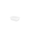 1.6 Litre Rectangular Plastic Food Box with Lid Wham Storage