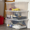 Pallet Deal 200 Boxes - 45 Litre Large Plastic Boxes with Lids Wham Storage