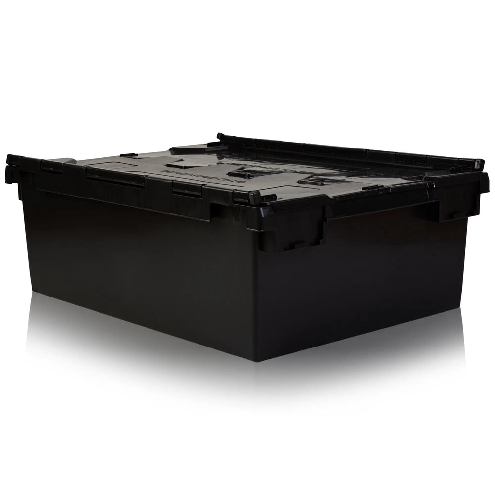 Pack of 12 -103 litre Attached Lid Boxes Counter