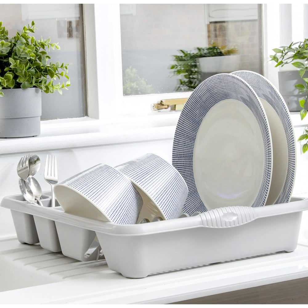 Home Upcycled Large Plastic Dish Drainer Wham Storage