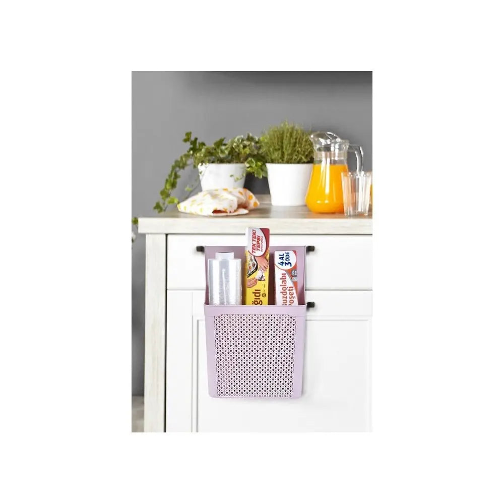 Large Diamond Design Plastic Over Door Organiser Basket Hobby Life