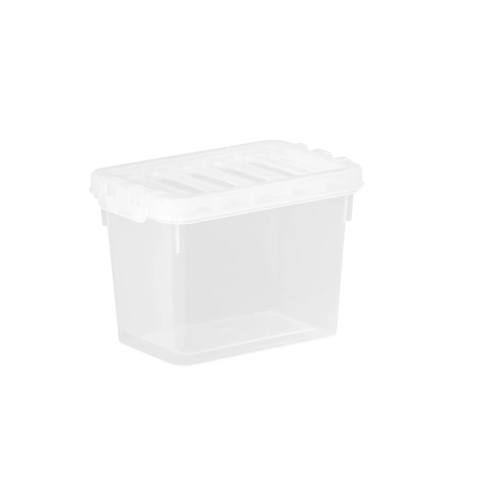 1.7 Litre Crystal Plastic Storage Box with Lid Wham Storage