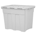 Pack of 2 - 80 Litre Home Upcycled Plastic Croc Box with Attached Lid Wham Storage