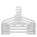 Set of 4 Home Upcycled Plastic Adult Coat Hangers Wham Storage
