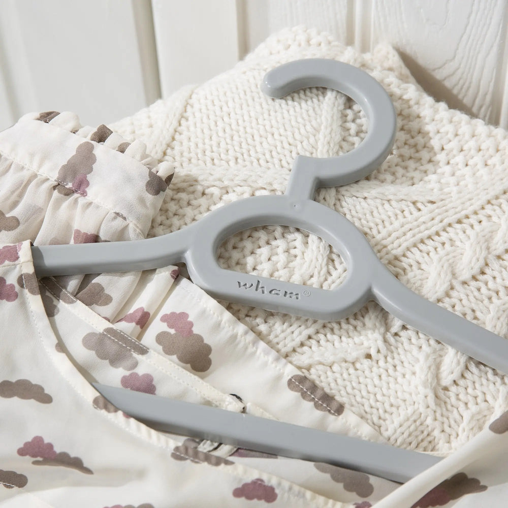 Set of 4 Home Upcycled Plastic Adult Coat Hangers Wham Storage