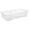 Pallet Deal x 110 - 42 Litre Under Bed Plastic Storage Boxes with Lids Wham Storage