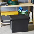 24 Litre Wham Bam Heavy Duty Recycled Box with Black Lid Wham Storage