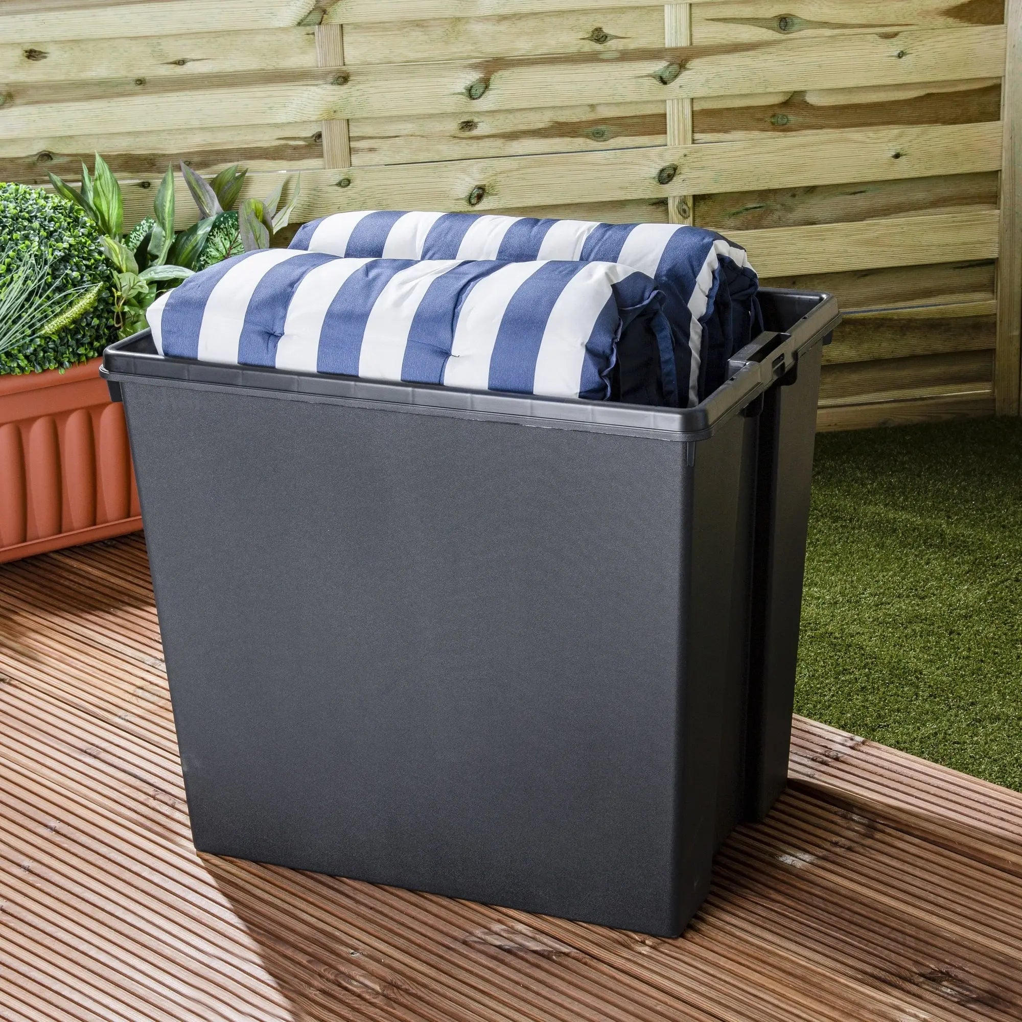 Buy Plastic 154 Litre Wham Bam Heavy Duty Recycle Box with Lid