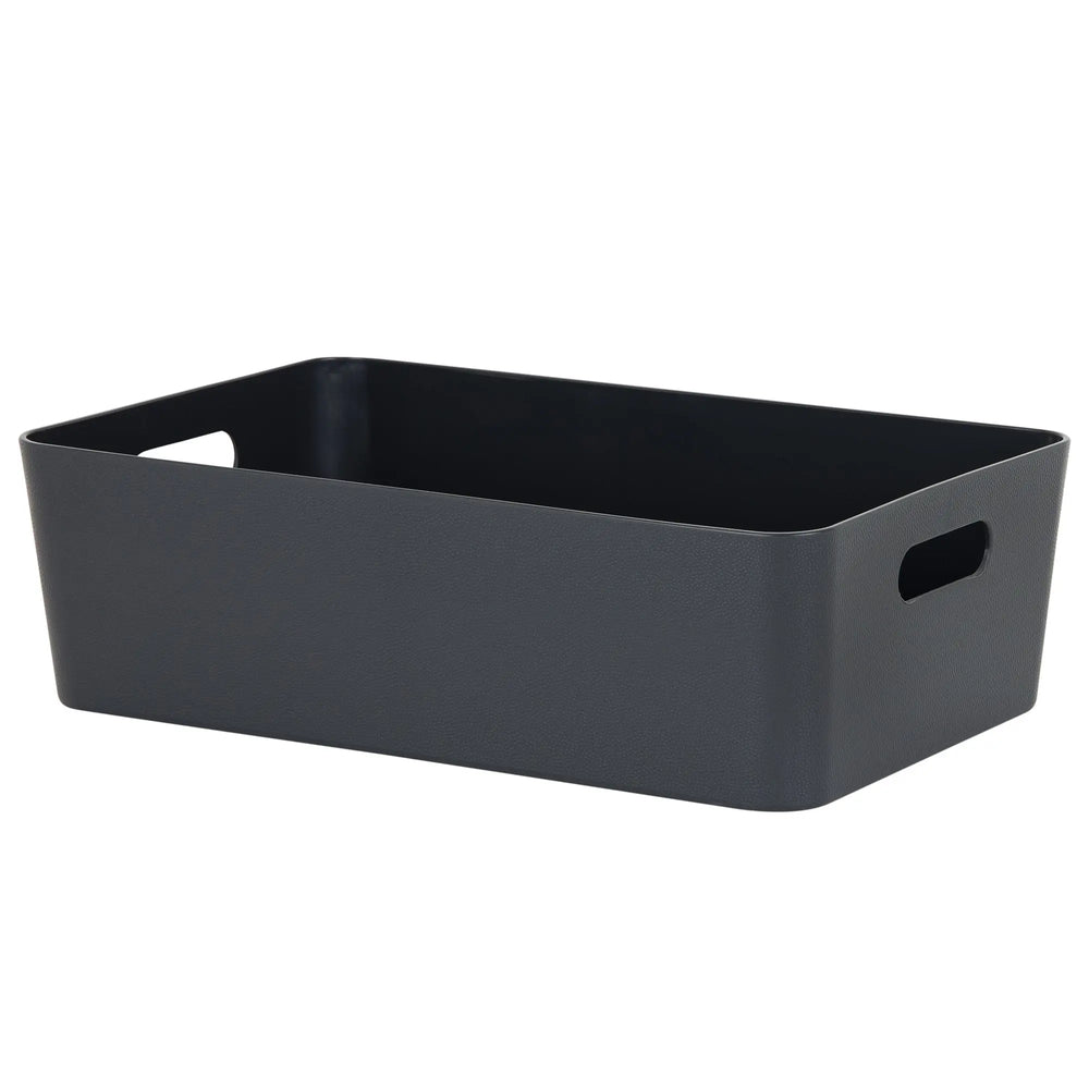 Studio Textured Plastic Storage Basket 17.01 Wham Storage