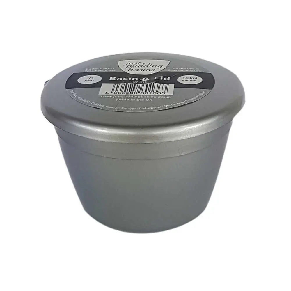 0.25 Pint (140ml) Steamed Pudding Bowl with Lid No Brand