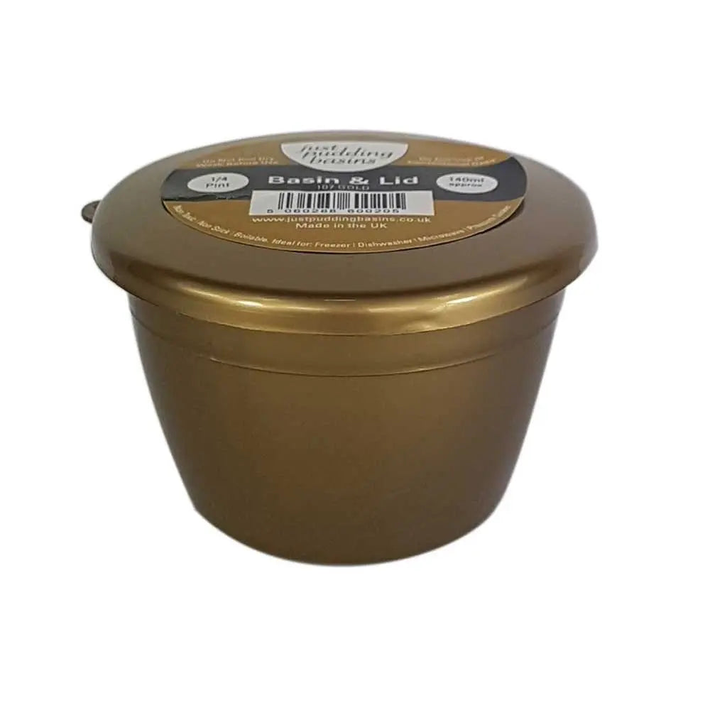 0.25 Pint (140ml) Steamed Pudding Bowl with Lid No Brand