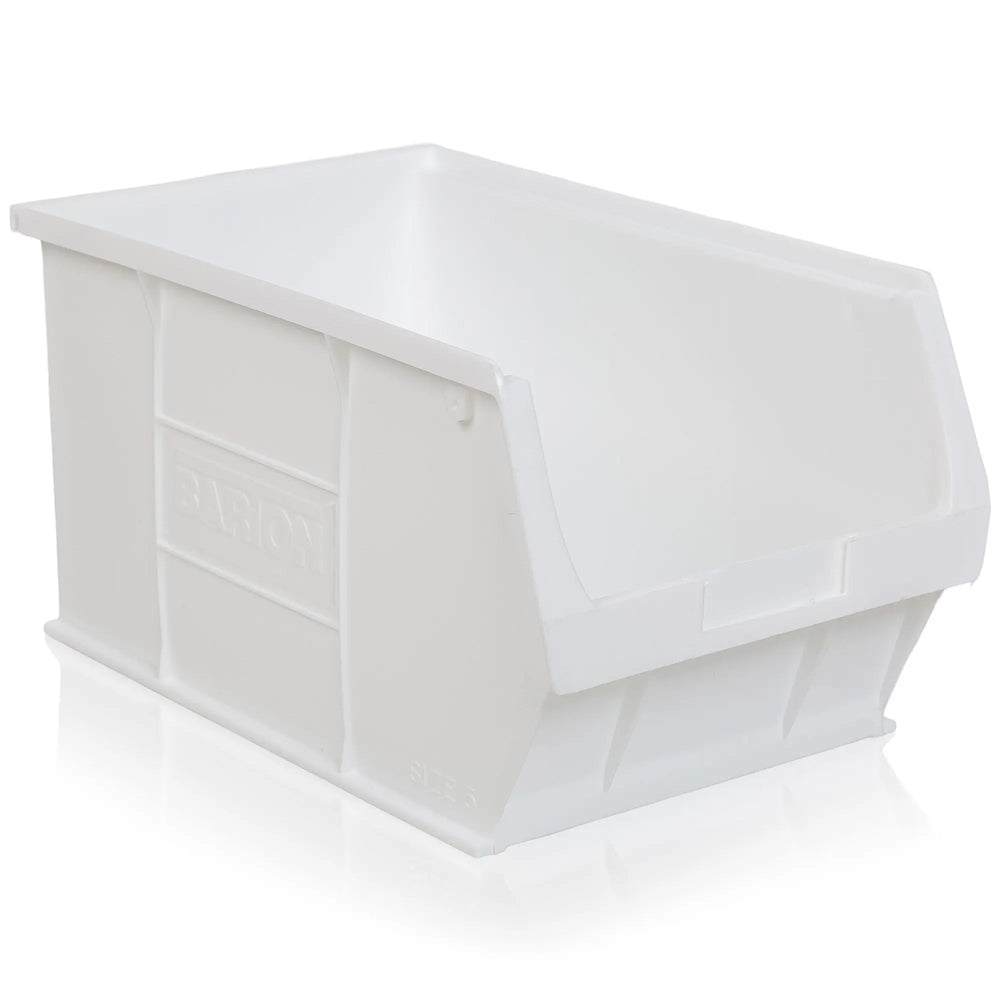 Pack of 20 - TC3 Antibacterial Semi Open Fronted Plastic Storage Boxes TC