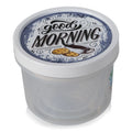 Set of 3 - Shallow Round Airtight Plastic Food Box with Screw Top Lid Hobby Life