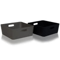 Studio Textured Plastic Storage Basket 15.04 Wham Storage